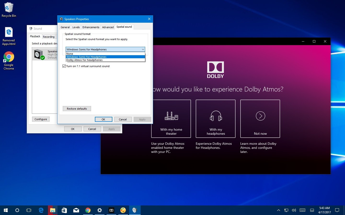 dolby atmos for windows 10 download free